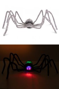 Mega spin halloween zilver met licht